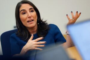 Read more about the article Cleveland Fed President Beth Hammack said she doesn’t see any need to change interest rates for several months in an interview with The Wall Street Journal