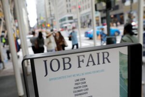 Read more about the article US weekly jobless claims fall, but labor market is still in a holding pattern