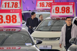 Read more about the article China EV Sales Drop for First Time Since February 2024