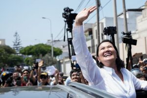 Read more about the article Conservative Fujimori holds lead in Peru’s election as voting, count move into second day