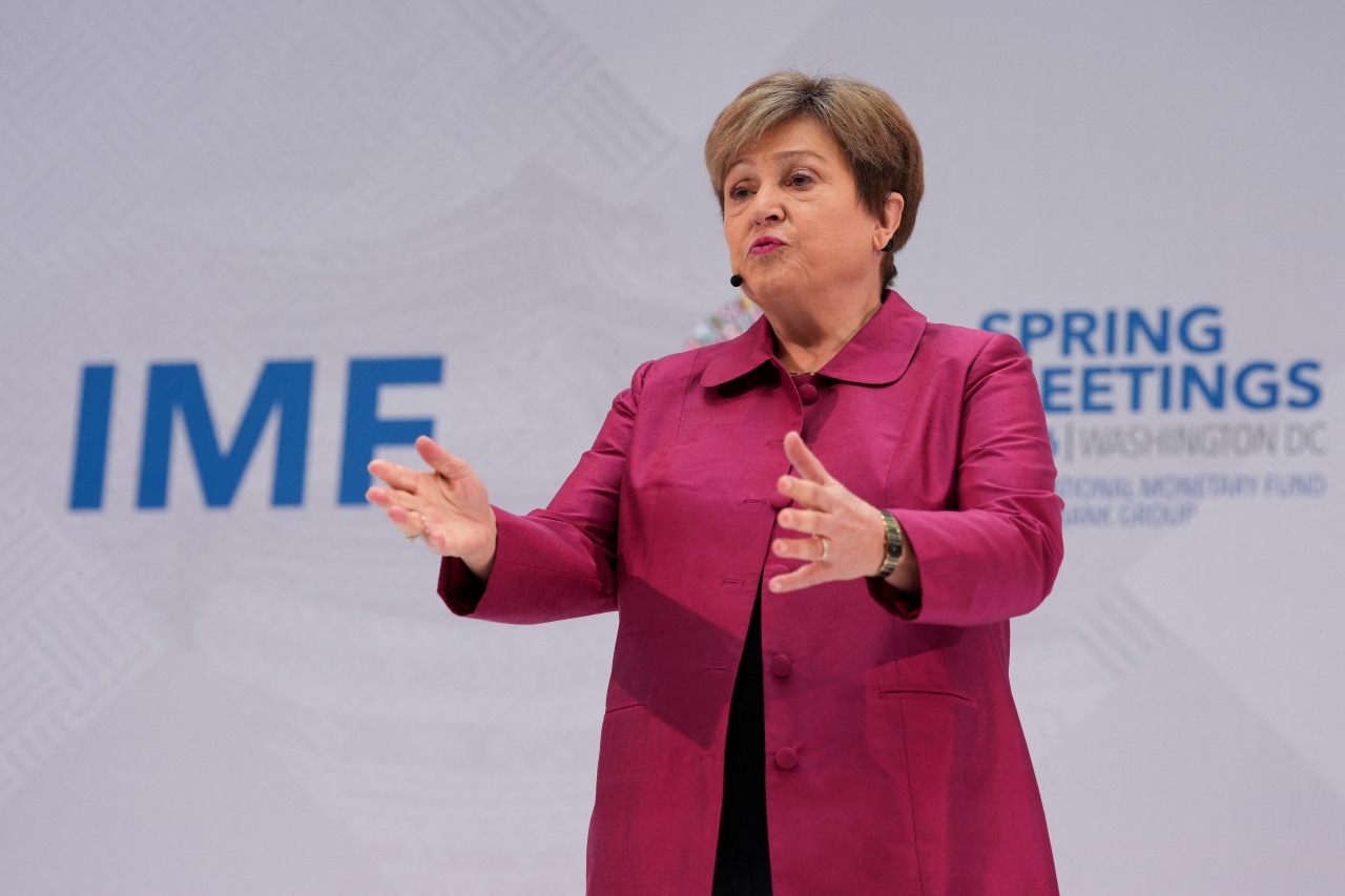 You are currently viewing IMF Chief Expects Slowdown on Global Economic Growth Even if Peace Is ‘Durable’