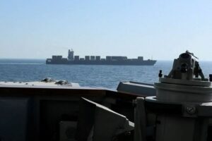 Read more about the article Trump says US Navy acting ’like pirates’ to carry out naval blockade of Iranian ports