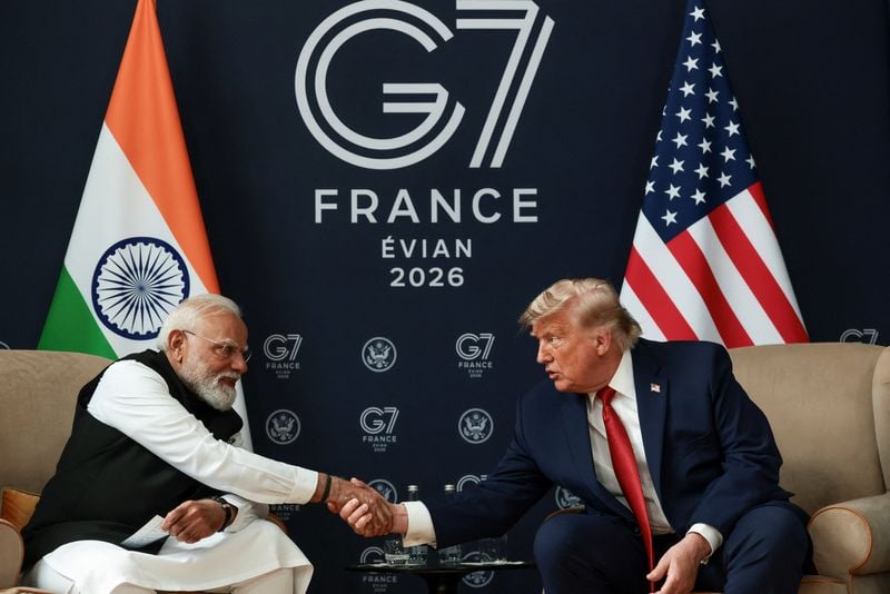 You are currently viewing Trump says he had good meeting with India’s Modi, working on trade deals
