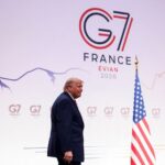 Read more about the article Trump says will discuss with Gulf nations Iran’s ballistic missiles, terrorist proxies