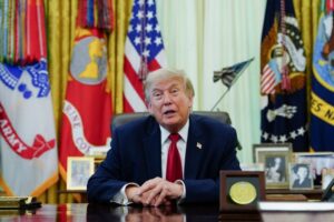 Read more about the article Trump says the U.S. and Iran getting along very well