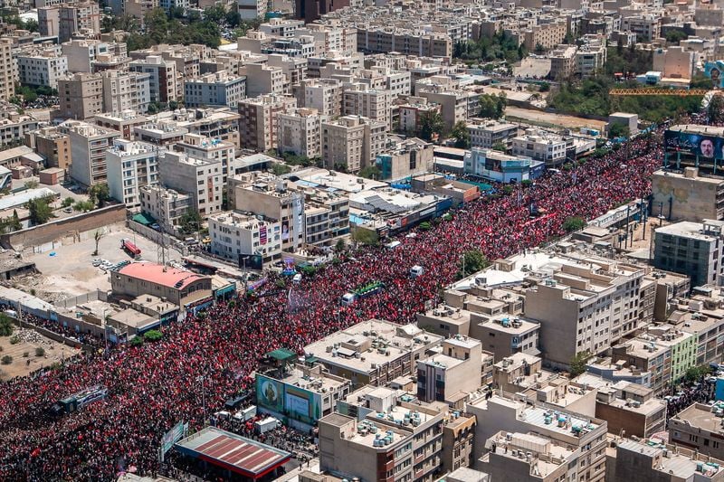 You are currently viewing As Khamenei mourners fill Iran’s streets, discontent still simmers