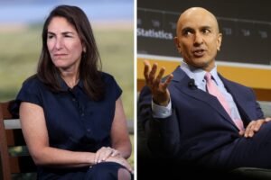 Read more about the article Two Fed policymakers said stubborn inflation drove their dissenting votes for higher interest rates this week, a sign of mounting internal pressure on Chairman Kevin Warsh to act